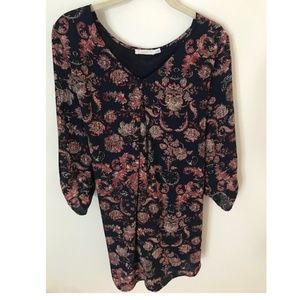 Lush Patterned Swing Dress